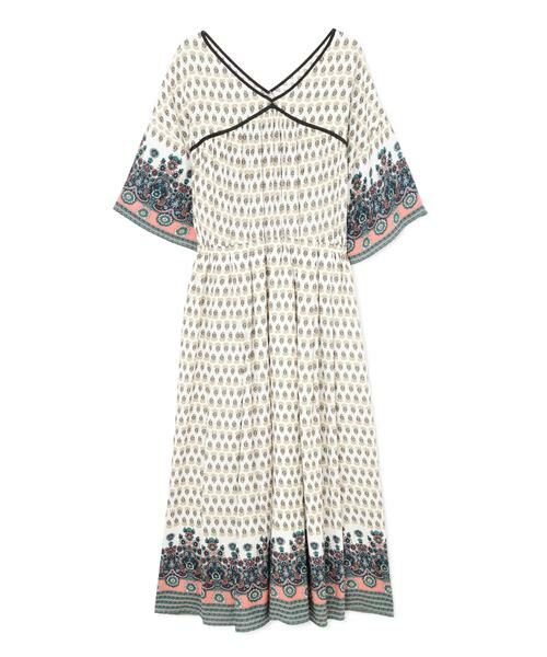 ＊＊N.Natural Beauty Basic / エヌ ナチュラルビューティーベーシック ワンピース | エスニックパネルプリントワンピース | 詳細1