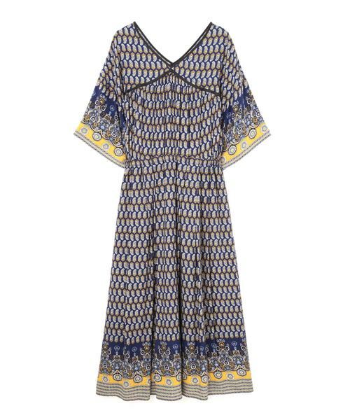 ＊＊N.Natural Beauty Basic / エヌ ナチュラルビューティーベーシック ワンピース | エスニックパネルプリントワンピース | 詳細6