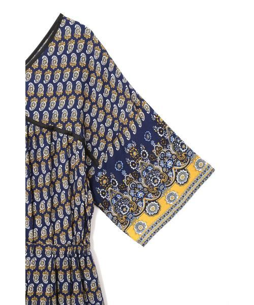 ＊＊N.Natural Beauty Basic / エヌ ナチュラルビューティーベーシック ワンピース | エスニックパネルプリントワンピース | 詳細16