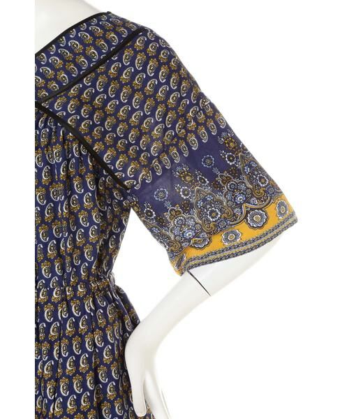 ＊＊N.Natural Beauty Basic / エヌ ナチュラルビューティーベーシック ワンピース | エスニックパネルプリントワンピース | 詳細13