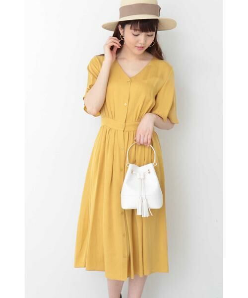 セール フレアスリーブvネックワンピース ワンピース N Natural Beauty Basic エヌ ナチュラルビューティーベーシック ファッション通販 タカシマヤファッションスクエア