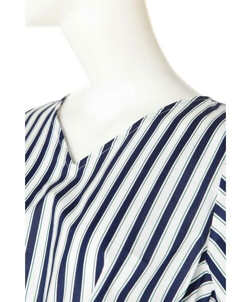 ＊＊N.Natural Beauty Basic / エヌ ナチュラルビューティーベーシック ワンピース | フレアスリーブストライプワンピース | 詳細9