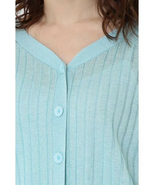 ＊＊N.Natural Beauty Basic / エヌ ナチュラルビューティーベーシック カーディガン・ボレロ | ラビータワイドリブカーディガン | 詳細6