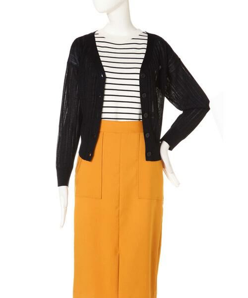 ＊＊N.Natural Beauty Basic / エヌ ナチュラルビューティーベーシック カーディガン・ボレロ | ラビータワイドリブカーディガン | 詳細24