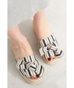 ツイストリボンジュートサンダル