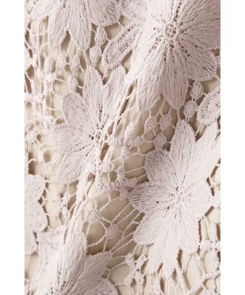 ＊＊N.Natural Beauty Basic / エヌ ナチュラルビューティーベーシック スカート | ビッグフラワーケミカルレースタイトスカート | 詳細5