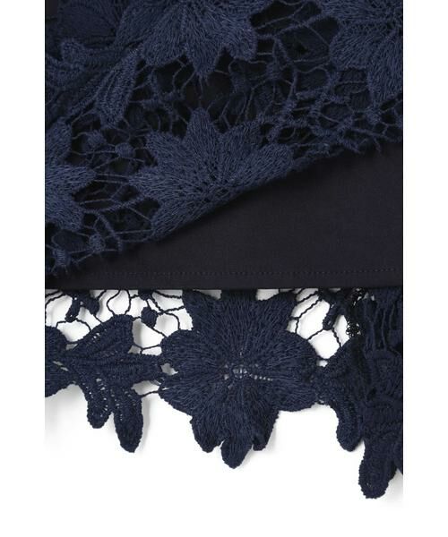 ＊＊N.Natural Beauty Basic / エヌ ナチュラルビューティーベーシック スカート | ビッグフラワーケミカルレースタイトスカート | 詳細15