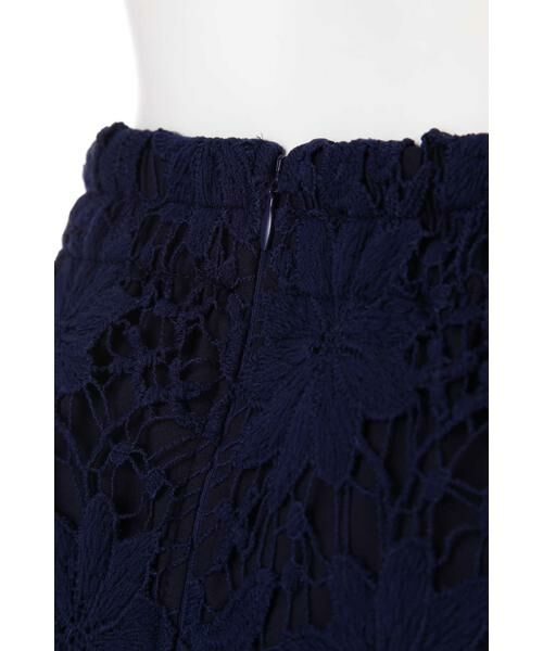 ＊＊N.Natural Beauty Basic / エヌ ナチュラルビューティーベーシック スカート | ビッグフラワーケミカルレースタイトスカート | 詳細12