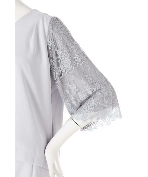 ＊＊N.Natural Beauty Basic / エヌ ナチュラルビューティーベーシック ワンピース | ポーチ付レーススリーブセットアップ（トラベル） | 詳細21