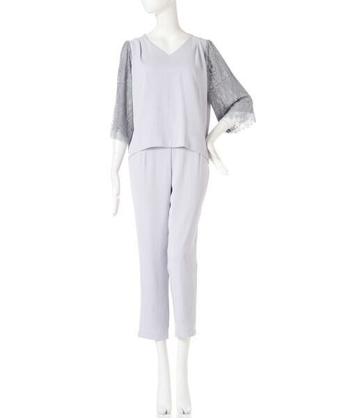 ＊＊N.Natural Beauty Basic / エヌ ナチュラルビューティーベーシック ワンピース | ポーチ付レーススリーブセットアップ（トラベル） | 詳細17