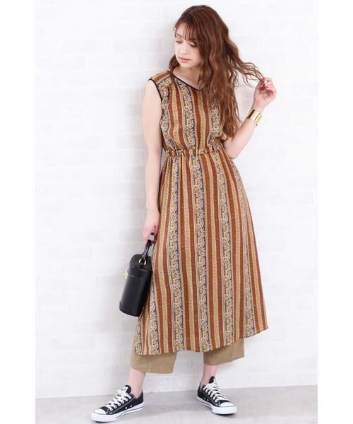 エスニックマキシワンピース ワンピース N Natural Beauty Basic エヌ ナチュラルビューティーベーシック ファッション通販 タカシマヤファッションスクエア