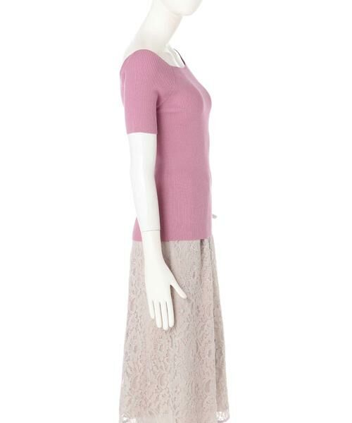 ＊＊N.Natural Beauty Basic / エヌ ナチュラルビューティーベーシック ニット・セーター | スクエアネックリブニット | 詳細8