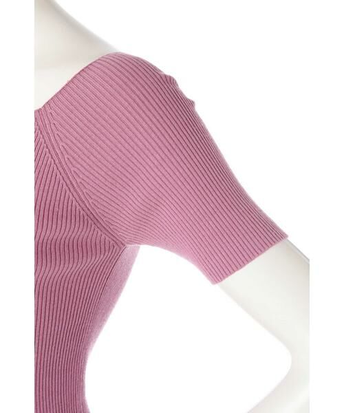 ＊＊N.Natural Beauty Basic / エヌ ナチュラルビューティーベーシック ニット・セーター | スクエアネックリブニット | 詳細10