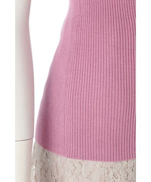 ＊＊N.Natural Beauty Basic / エヌ ナチュラルビューティーベーシック ニット・セーター | スクエアネックリブニット | 詳細11