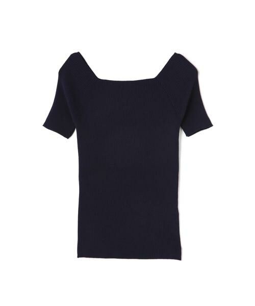 ＊＊N.Natural Beauty Basic / エヌ ナチュラルビューティーベーシック ニット・セーター | スクエアネックリブニット | 詳細13