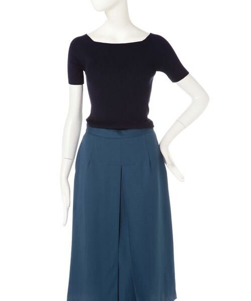 ＊＊N.Natural Beauty Basic / エヌ ナチュラルビューティーベーシック ニット・セーター | スクエアネックリブニット | 詳細16