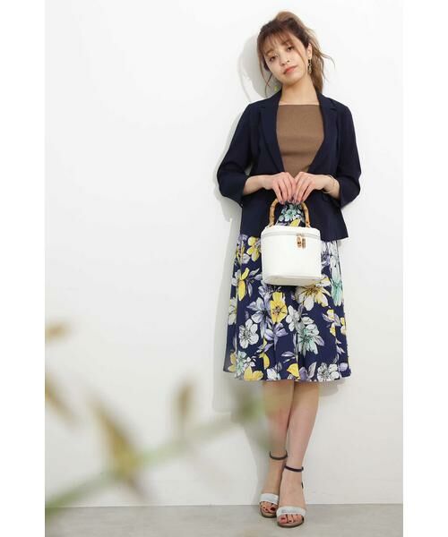 ＊＊N.Natural Beauty Basic / エヌ ナチュラルビューティーベーシック ニット・セーター | スクエアネックリブニット | 詳細21