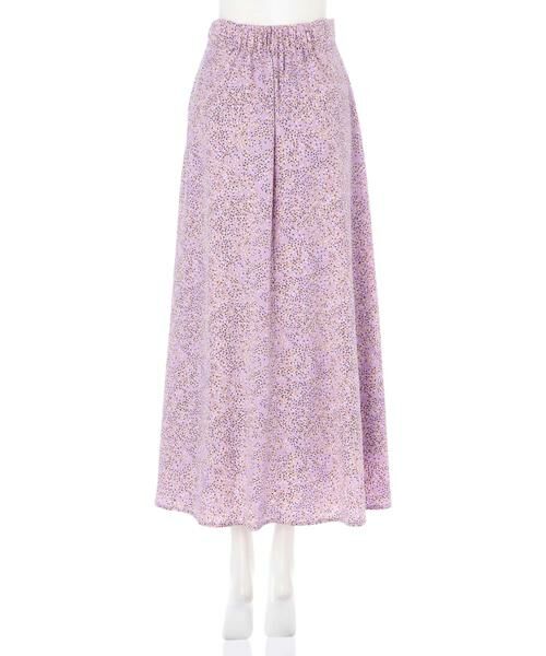 ＊＊N.Natural Beauty Basic / エヌ ナチュラルビューティーベーシック スカート | ドロップドットミドルフレアマキシスカート | 詳細6