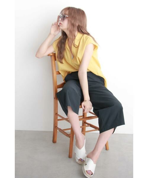 ＊＊N.Natural Beauty Basic / エヌ ナチュラルビューティーベーシック パンツ | ユニオンテックガウチョパンツ | 詳細2