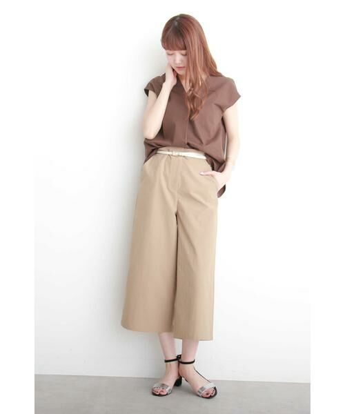 ＊＊N.Natural Beauty Basic / エヌ ナチュラルビューティーベーシック パンツ | ユニオンテックガウチョパンツ | 詳細20