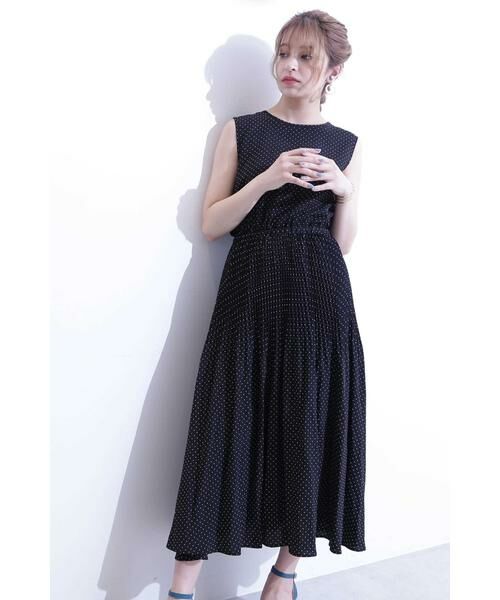 ドットプリーツマキシワンピース ワンピース N Natural Beauty Basic エヌ ナチュラルビューティーベーシック ファッション通販 タカシマヤファッションスクエア