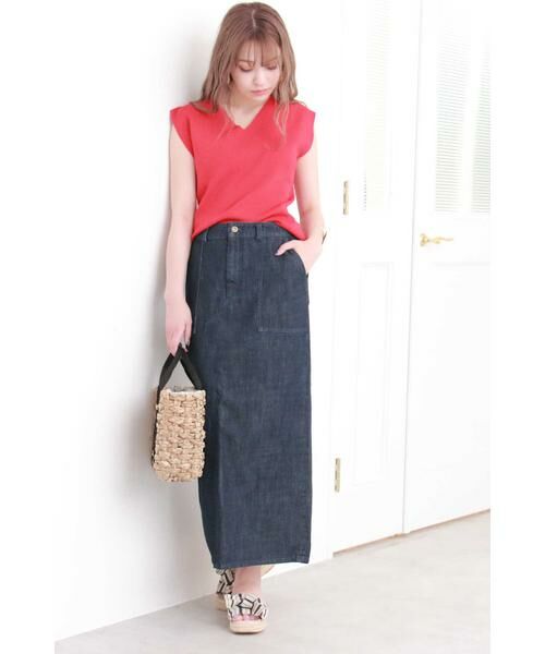 ＊＊N.Natural Beauty Basic / エヌ ナチュラルビューティーベーシック ニット・セーター | 総針ノースリーブニット | 詳細3