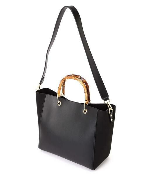 ＊＊N.Natural Beauty Basic / エヌ ナチュラルビューティーベーシック トートバッグ | スウェードバンブーハンドルA4トートバッグ | 詳細1