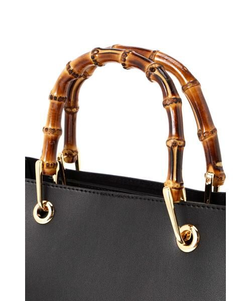 ＊＊N.Natural Beauty Basic / エヌ ナチュラルビューティーベーシック トートバッグ | スウェードバンブーハンドルA4トートバッグ | 詳細2