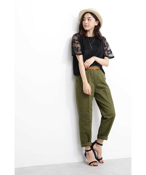 ＊＊N.Natural Beauty Basic / エヌ ナチュラルビューティーベーシック シャツ・ブラウス | ヴィンテージレース半袖ブラウス | 詳細8