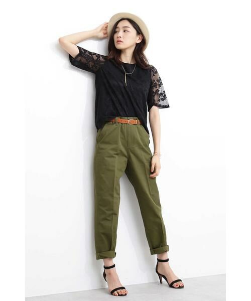 ＊＊N.Natural Beauty Basic / エヌ ナチュラルビューティーベーシック シャツ・ブラウス | ヴィンテージレース半袖ブラウス | 詳細9