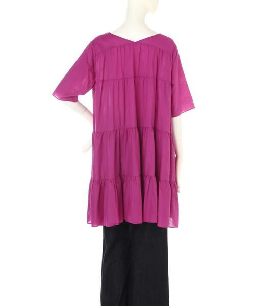 ＊＊N.Natural Beauty Basic / エヌ ナチュラルビューティーベーシック シャツ・ブラウス | ティアードチュニックコットンブラウス | 詳細8