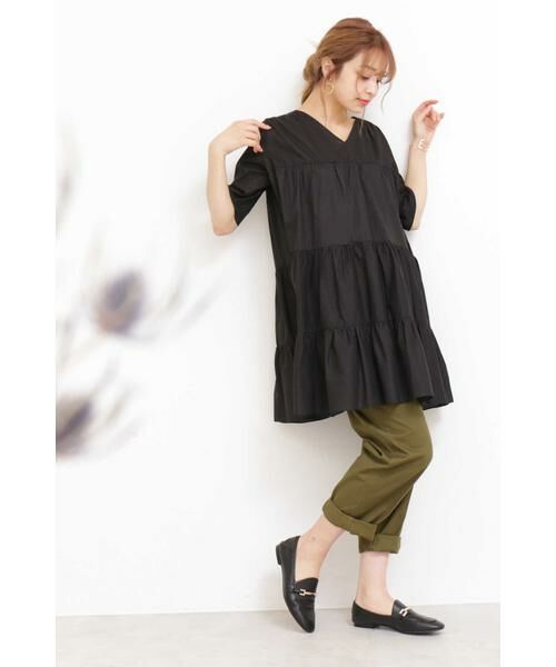 ＊＊N.Natural Beauty Basic / エヌ ナチュラルビューティーベーシック シャツ・ブラウス | ティアードチュニックコットンブラウス | 詳細16