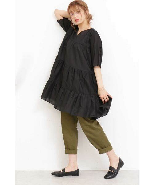 ＊＊N.Natural Beauty Basic / エヌ ナチュラルビューティーベーシック シャツ・ブラウス | ティアードチュニックコットンブラウス | 詳細17