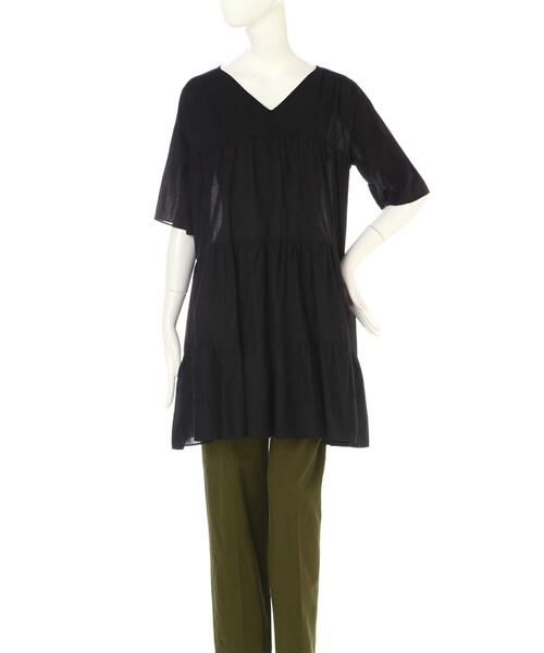 ＊＊N.Natural Beauty Basic / エヌ ナチュラルビューティーベーシック シャツ・ブラウス | ティアードチュニックコットンブラウス | 詳細20