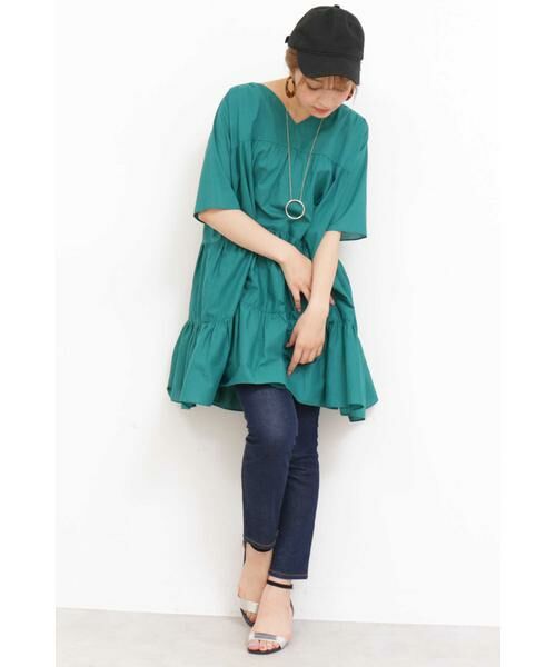 ＊＊N.Natural Beauty Basic / エヌ ナチュラルビューティーベーシック シャツ・ブラウス | ティアードチュニックコットンブラウス | 詳細24