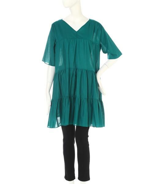 ＊＊N.Natural Beauty Basic / エヌ ナチュラルビューティーベーシック シャツ・ブラウス | ティアードチュニックコットンブラウス | 詳細27