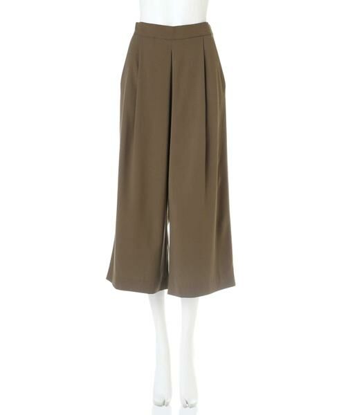 セール ジョーゼットタックガウチョパンツ パンツ N Natural