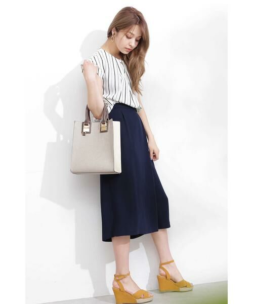 ＊＊N.Natural Beauty Basic / エヌ ナチュラルビューティーベーシック パンツ | スカート風ガウチョパンツ | 詳細2