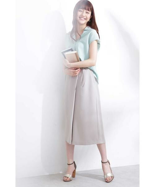 ＊＊N.Natural Beauty Basic / エヌ ナチュラルビューティーベーシック パンツ | スカート風ガウチョパンツ | 詳細10