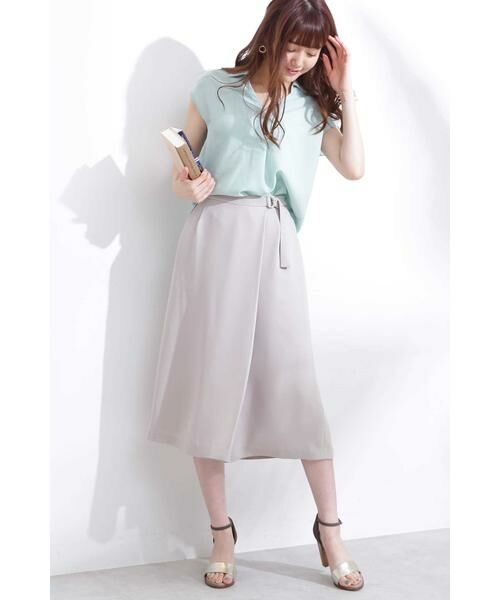 ＊＊N.Natural Beauty Basic / エヌ ナチュラルビューティーベーシック パンツ | スカート風ガウチョパンツ | 詳細11