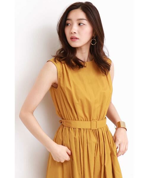 ＊＊N.Natural Beauty Basic / エヌ ナチュラルビューティーベーシック ワンピース | ベルト付リラックスマキシワンピース | 詳細12