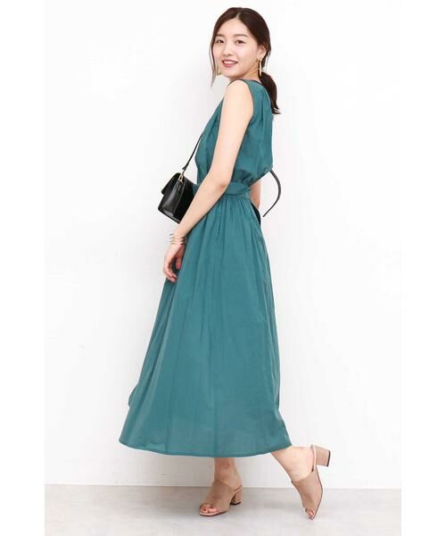 ＊＊N.Natural Beauty Basic / エヌ ナチュラルビューティーベーシック ワンピース | ベルト付リラックスマキシワンピース | 詳細26