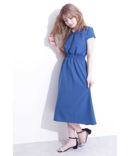 ＊＊N.Natural Beauty Basic / エヌ ナチュラルビューティーベーシック ワンピース | ◆ウエストシャーリングワンピース | 詳細2