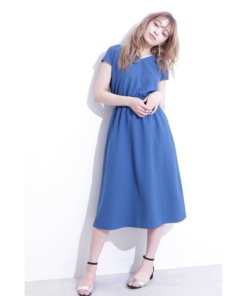 ＊＊N.Natural Beauty Basic / エヌ ナチュラルビューティーベーシック ワンピース | ◆ウエストシャーリングワンピース | 詳細3