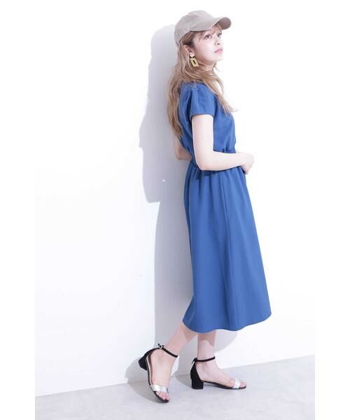 ＊＊N.Natural Beauty Basic / エヌ ナチュラルビューティーベーシック ワンピース | ◆ウエストシャーリングワンピース | 詳細5