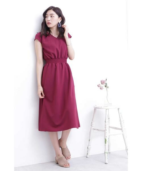 ＊＊N.Natural Beauty Basic / エヌ ナチュラルビューティーベーシック ワンピース | ◆ウエストシャーリングワンピース | 詳細25
