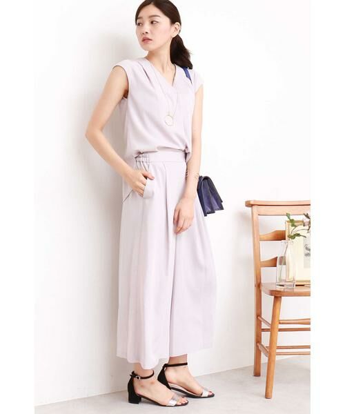 ダブルクロスブラウス ガウチョパンツセットアップ ワンピース N Natural Beauty Basic エヌ ナチュラルビューティーベーシック ファッション通販 タカシマヤファッションスクエア