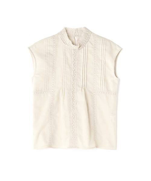 ＊＊N.Natural Beauty Basic / エヌ ナチュラルビューティーベーシック シャツ・ブラウス | ハイネックレースブラウス | 詳細1