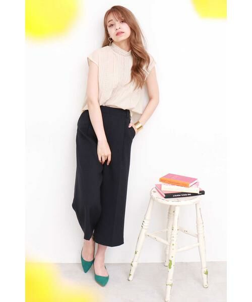 ＊＊N.Natural Beauty Basic / エヌ ナチュラルビューティーベーシック シャツ・ブラウス | ハイネックレースブラウス | 詳細8