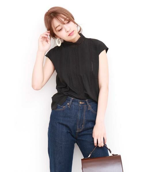 ＊＊N.Natural Beauty Basic / エヌ ナチュラルビューティーベーシック シャツ・ブラウス | ハイネックレースブラウス | 詳細25